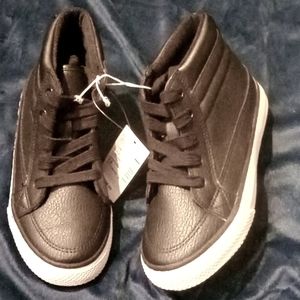 Kids black hightop